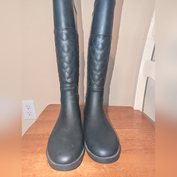 Merona Shoes - Merona Black Rubber Boots- Sz 8